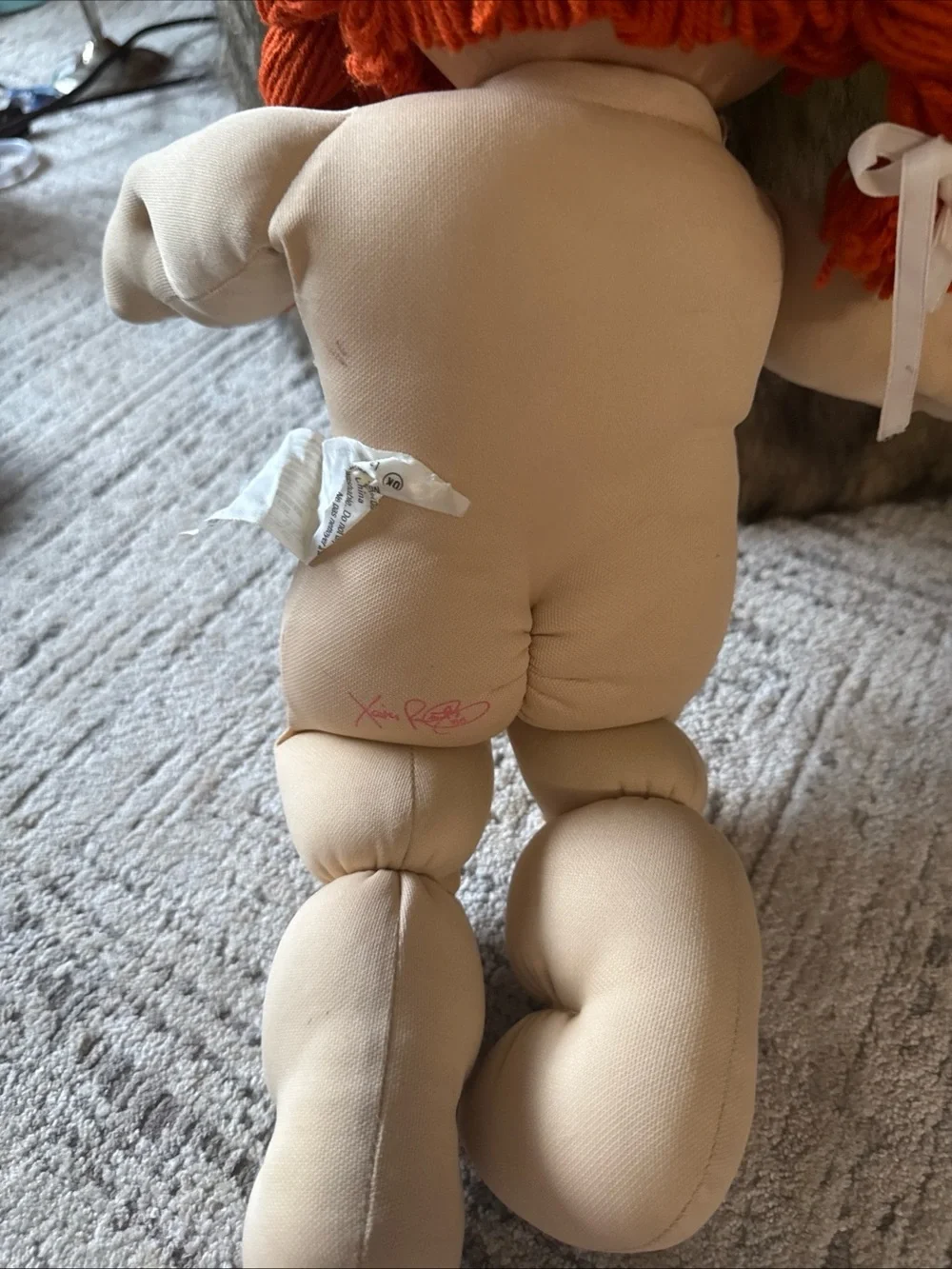Cabbage Patch Kid 1980’s Orange Hair 2 Teeth Girl Dimples